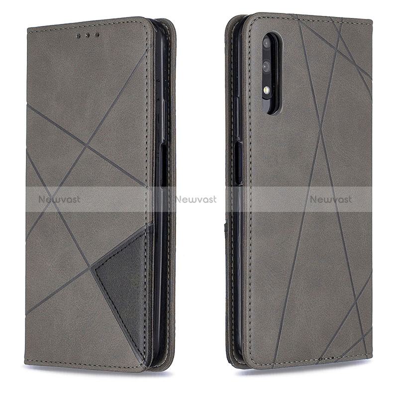 Leather Case Stands Flip Cover Holder B07F for Huawei Honor 9X
