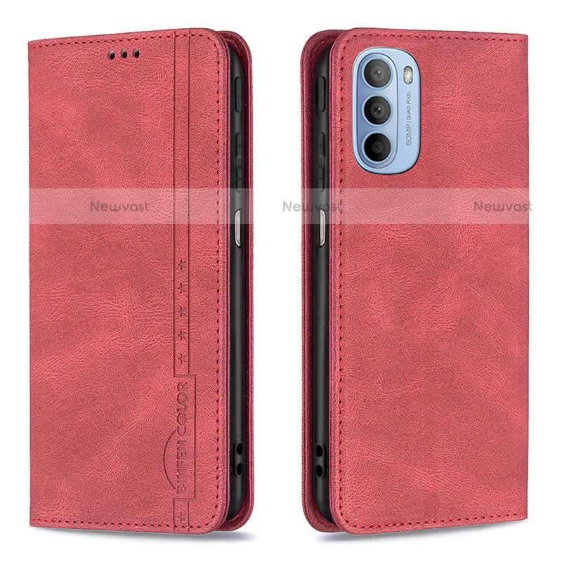 Leather Case Stands Flip Cover Holder B07F for Motorola Moto G31