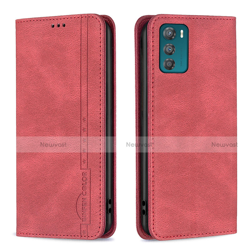 Leather Case Stands Flip Cover Holder B07F for Motorola Moto G42