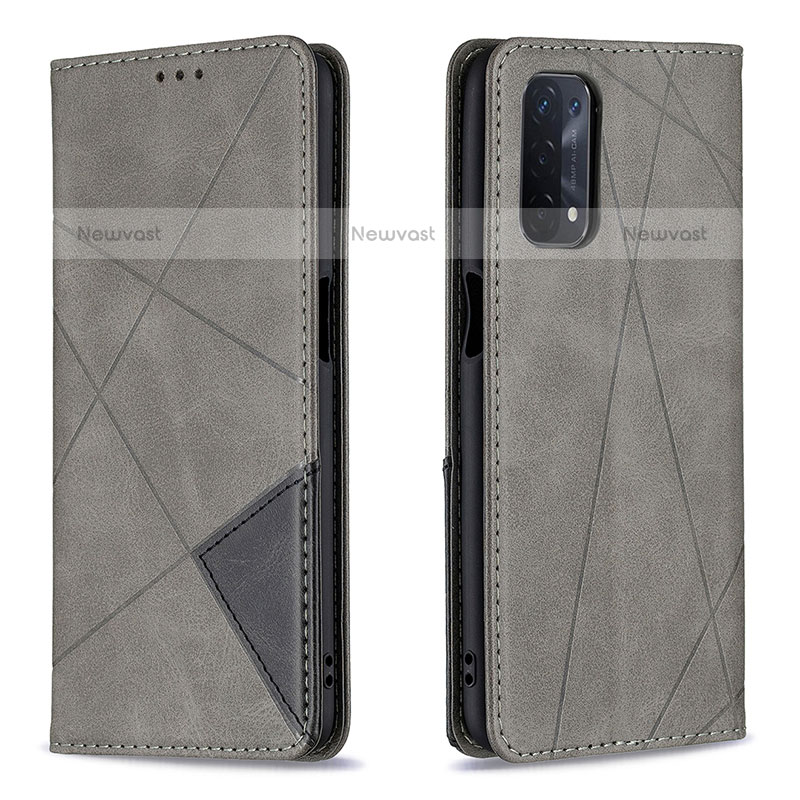 Leather Case Stands Flip Cover Holder B07F for OnePlus Nord N200 5G