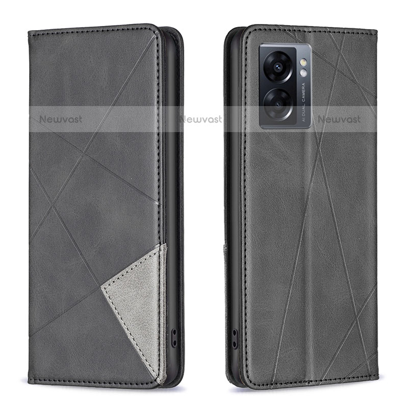 Leather Case Stands Flip Cover Holder B07F for OnePlus Nord N300 5G