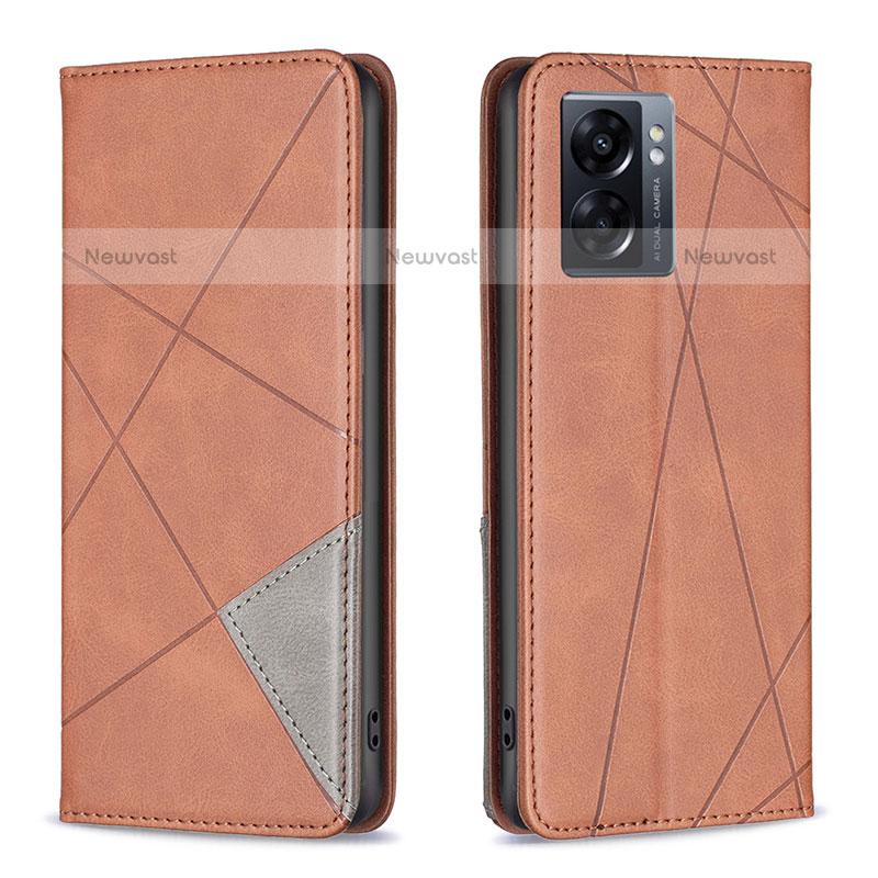 Leather Case Stands Flip Cover Holder B07F for OnePlus Nord N300 5G