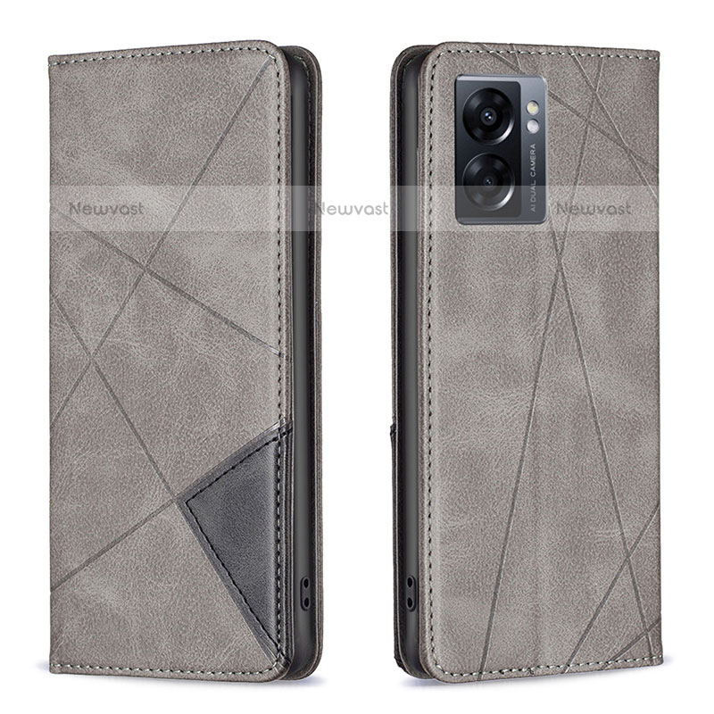 Leather Case Stands Flip Cover Holder B07F for OnePlus Nord N300 5G