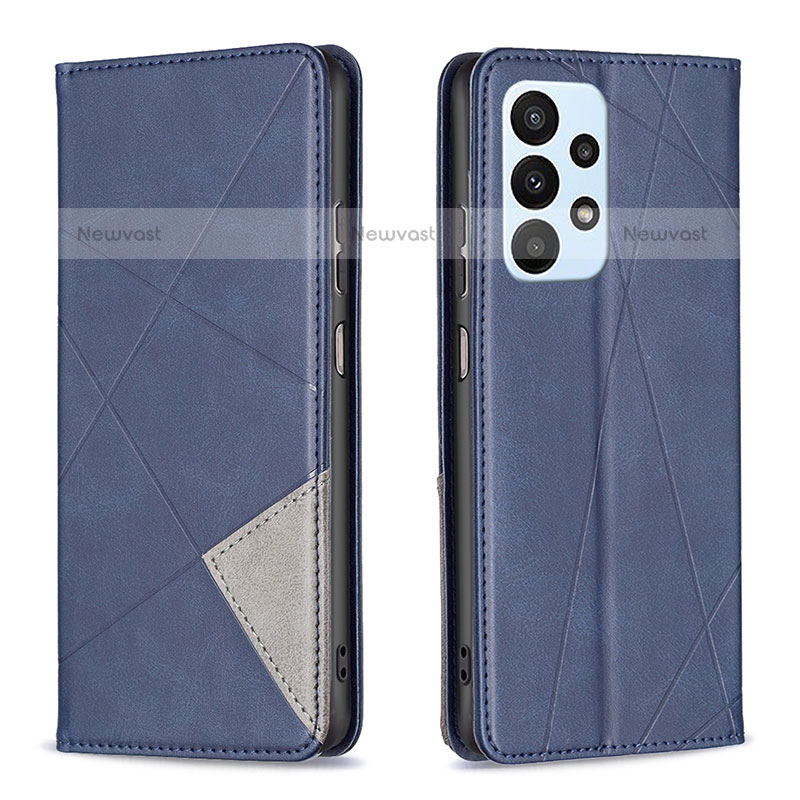 Leather Case Stands Flip Cover Holder B07F for Samsung Galaxy A23 5G