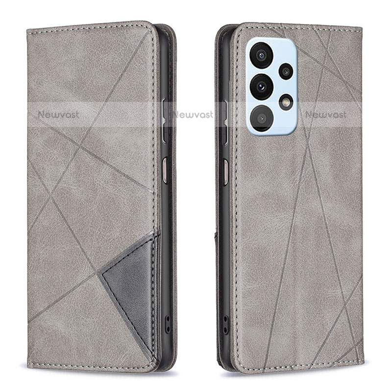 Leather Case Stands Flip Cover Holder B07F for Samsung Galaxy A23 5G