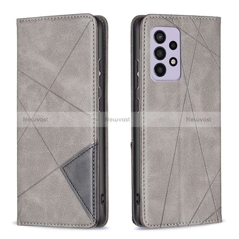 Leather Case Stands Flip Cover Holder B07F for Samsung Galaxy A33 5G