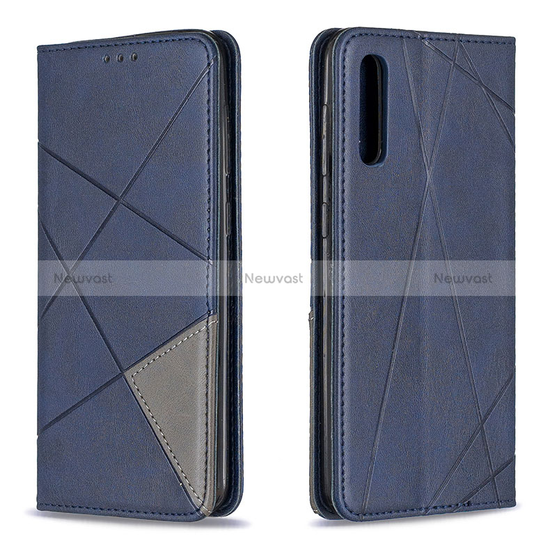 Leather Case Stands Flip Cover Holder B07F for Samsung Galaxy A50