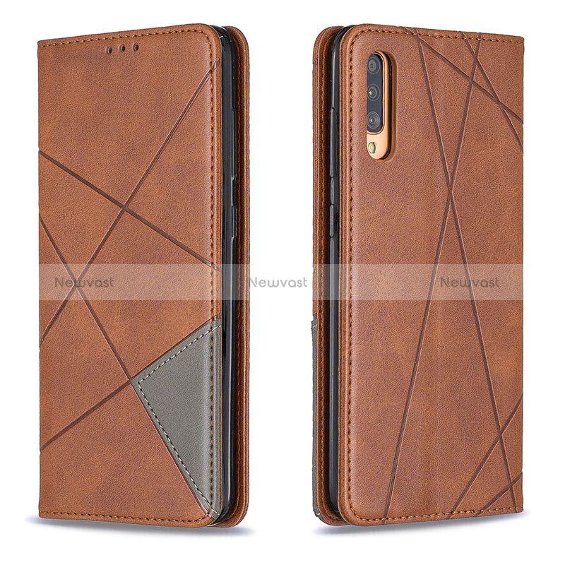 Leather Case Stands Flip Cover Holder B07F for Samsung Galaxy A70