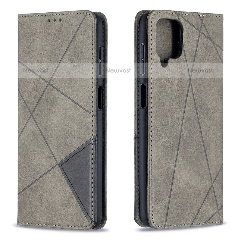 Leather Case Stands Flip Cover Holder B07F for Samsung Galaxy F12