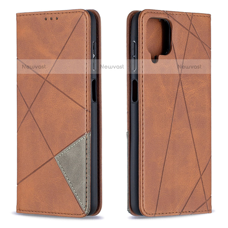 Leather Case Stands Flip Cover Holder B07F for Samsung Galaxy F12