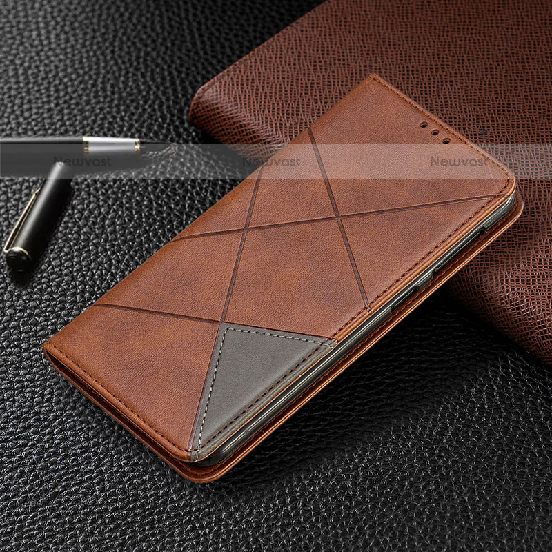 Leather Case Stands Flip Cover Holder B07F for Samsung Galaxy M10