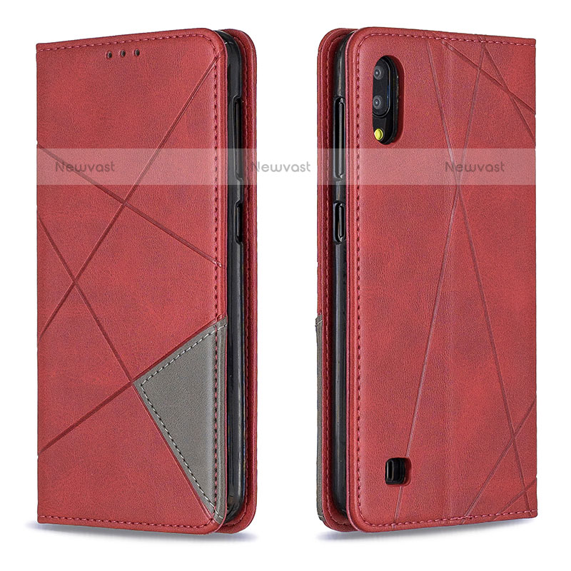 Leather Case Stands Flip Cover Holder B07F for Samsung Galaxy M10
