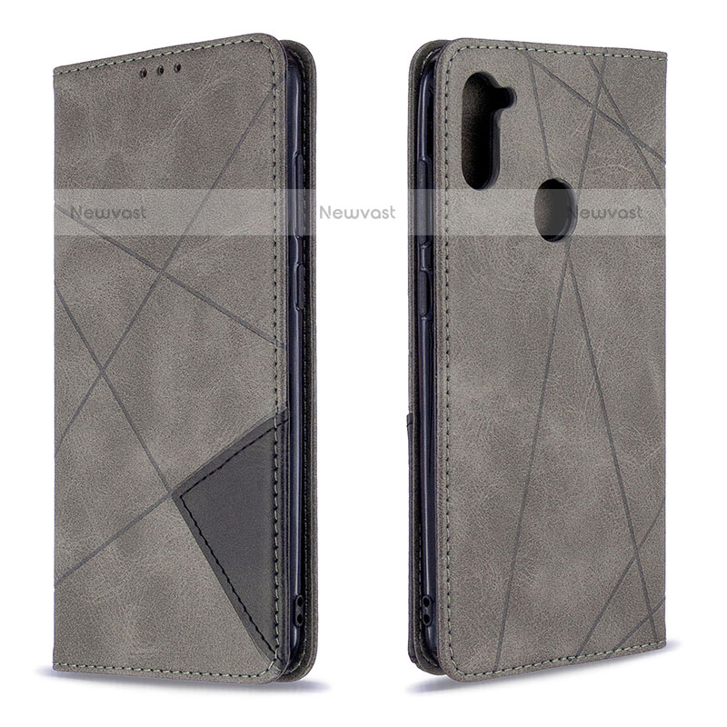 Leather Case Stands Flip Cover Holder B07F for Samsung Galaxy M11