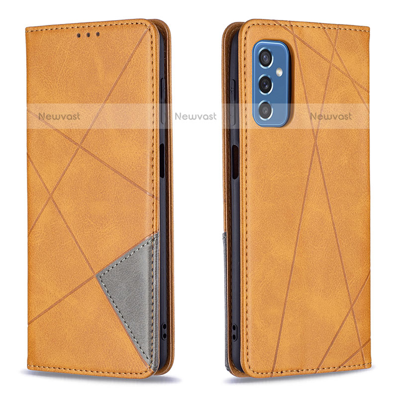 Leather Case Stands Flip Cover Holder B07F for Samsung Galaxy M52 5G