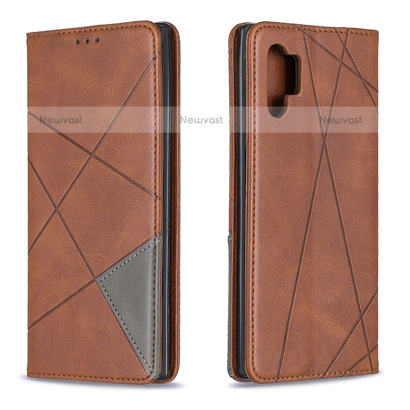 Leather Case Stands Flip Cover Holder B07F for Samsung Galaxy Note 10 Plus 5G