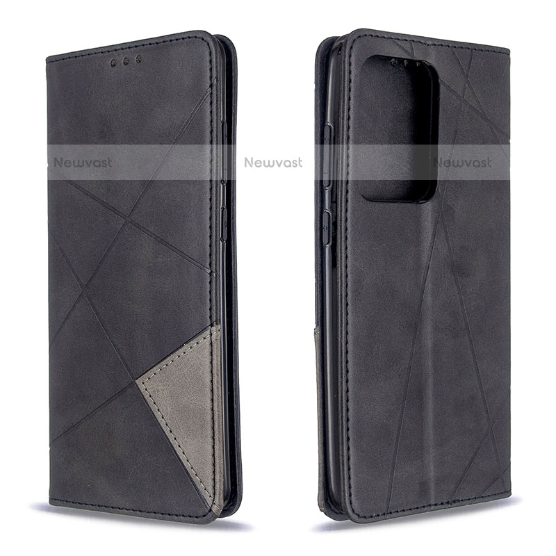 Leather Case Stands Flip Cover Holder B07F for Samsung Galaxy S20 Plus 5G Black
