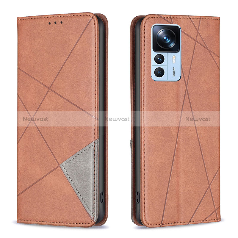 Leather Case Stands Flip Cover Holder B07F for Xiaomi Mi 12T Pro 5G