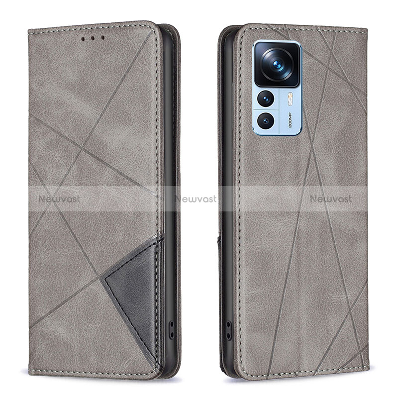 Leather Case Stands Flip Cover Holder B07F for Xiaomi Mi 12T Pro 5G
