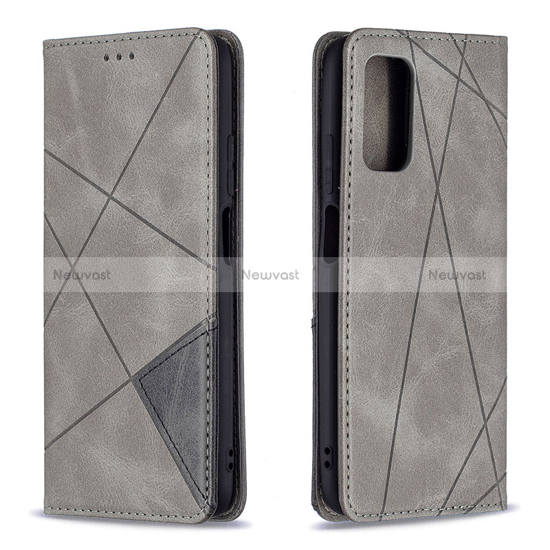 Leather Case Stands Flip Cover Holder B07F for Xiaomi Poco M3