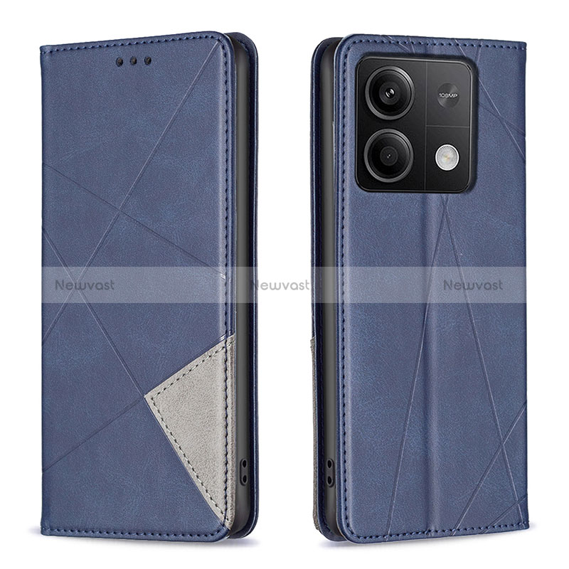 Leather Case Stands Flip Cover Holder B07F for Xiaomi Redmi Note 13 5G
