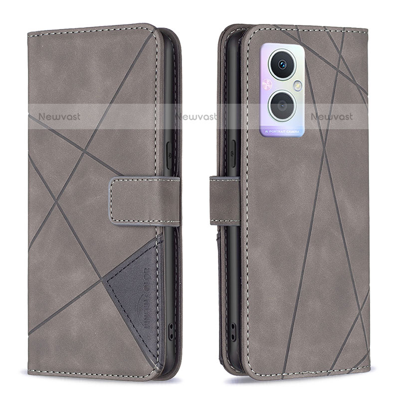 Leather Case Stands Flip Cover Holder B08F for OnePlus Nord N20 5G