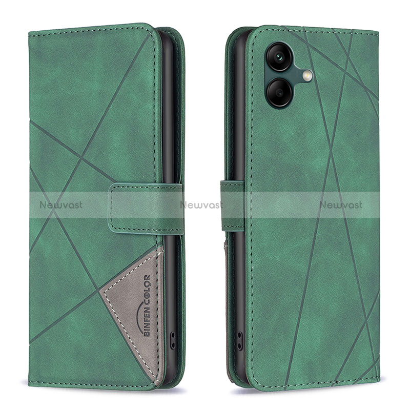Leather Case Stands Flip Cover Holder B08F for Samsung Galaxy A05