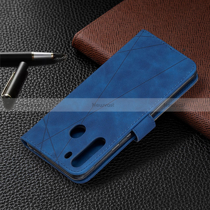 Leather Case Stands Flip Cover Holder B08F for Samsung Galaxy A21