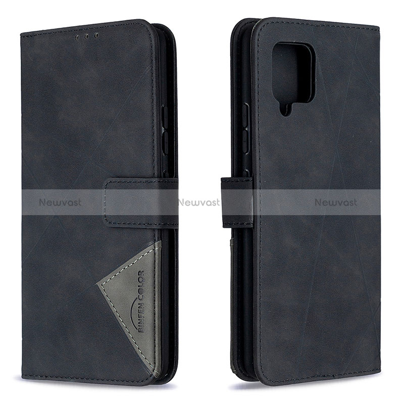 Leather Case Stands Flip Cover Holder B08F for Samsung Galaxy A42 5G