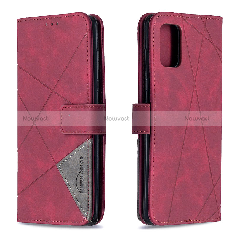 Leather Case Stands Flip Cover Holder B08F for Samsung Galaxy A71 5G