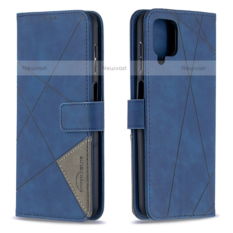 Leather Case Stands Flip Cover Holder B08F for Samsung Galaxy F12