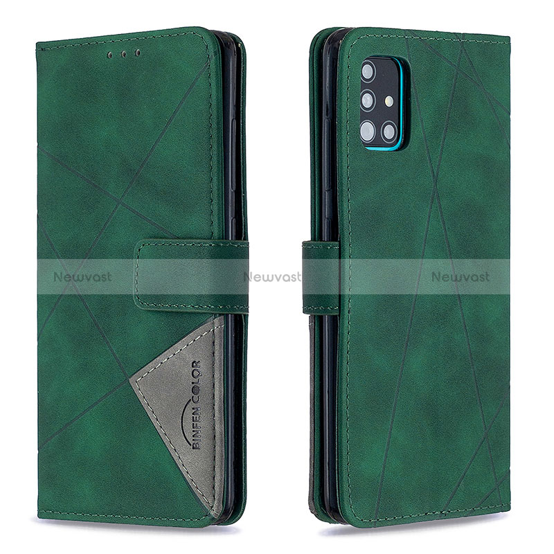 Leather Case Stands Flip Cover Holder B08F for Samsung Galaxy M40S