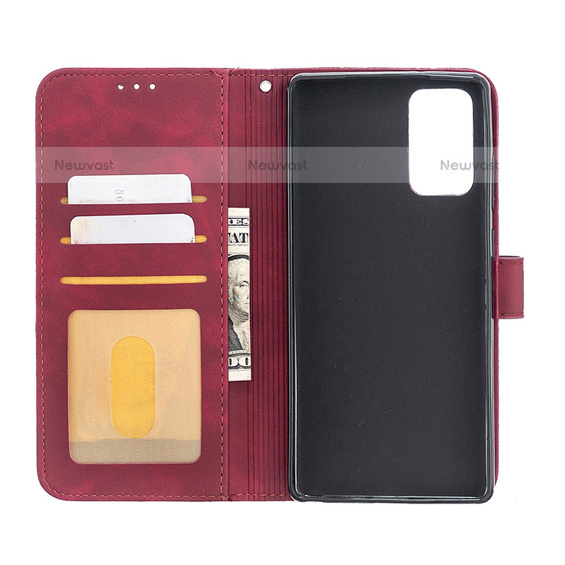 Leather Case Stands Flip Cover Holder B08F for Samsung Galaxy Note 20 5G