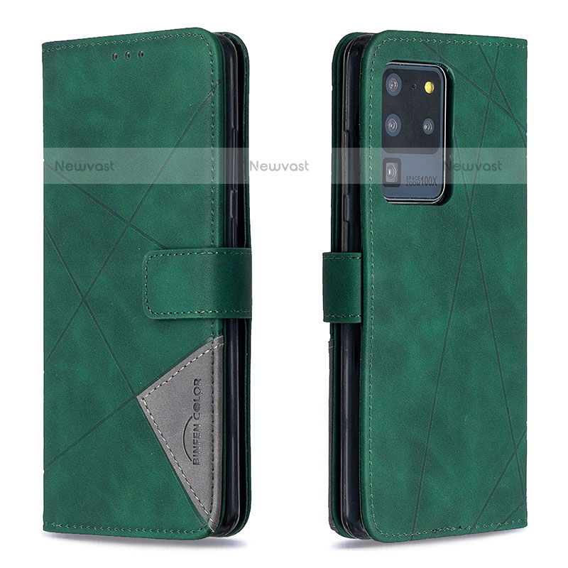 Leather Case Stands Flip Cover Holder B08F for Samsung Galaxy S20 Ultra 5G