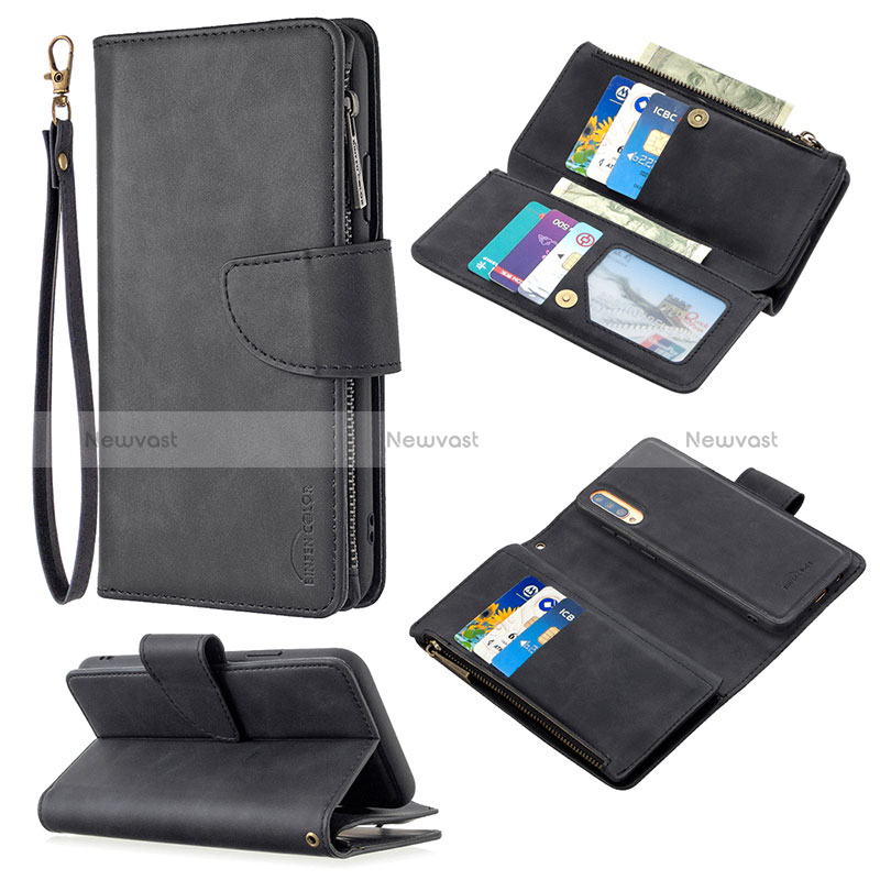 Leather Case Stands Flip Cover Holder B09F for Samsung Galaxy A70S