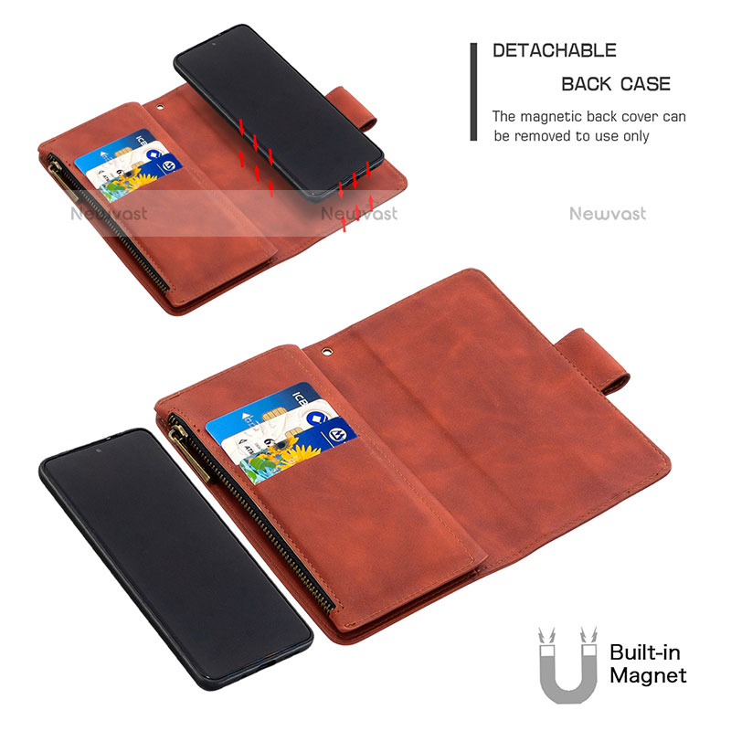 Leather Case Stands Flip Cover Holder B09F for Samsung Galaxy S20 Plus 5G