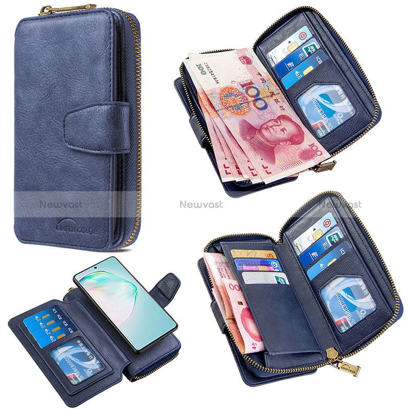 Leather Case Stands Flip Cover Holder B10F for Samsung Galaxy M80S