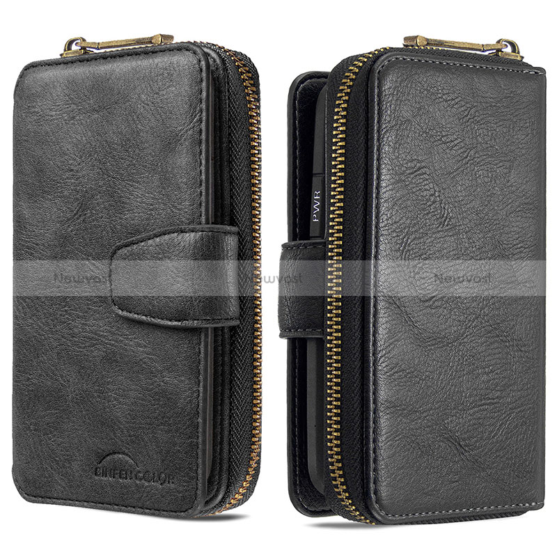 Leather Case Stands Flip Cover Holder B10F for Samsung Galaxy M80S