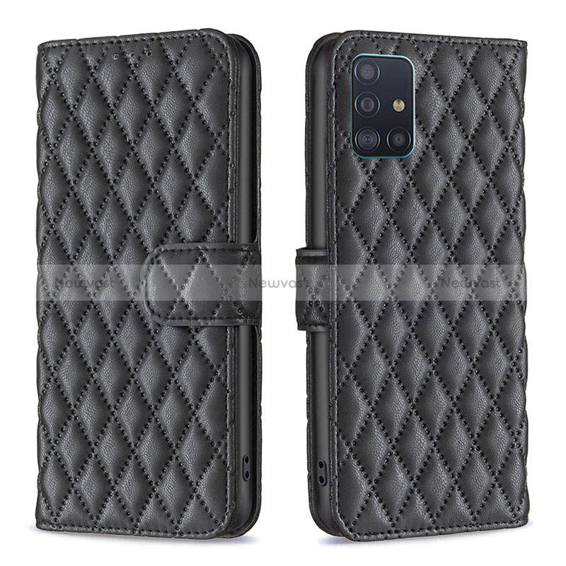 Leather Case Stands Flip Cover Holder B11F for Samsung Galaxy A51 5G