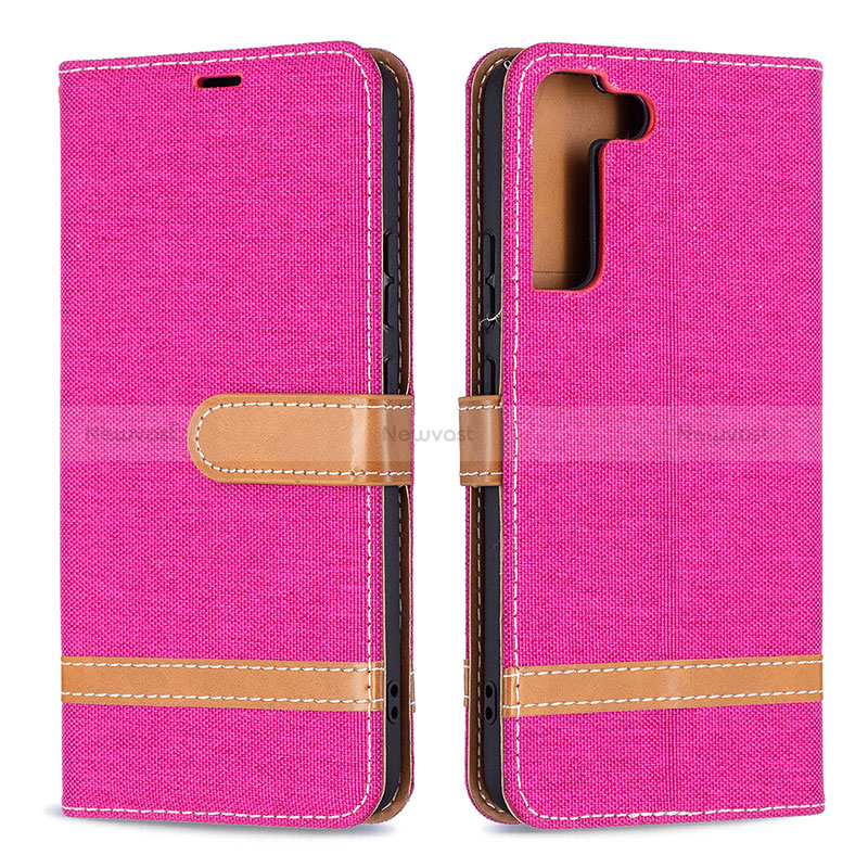 Leather Case Stands Flip Cover Holder B11F for Samsung Galaxy S22 Plus 5G