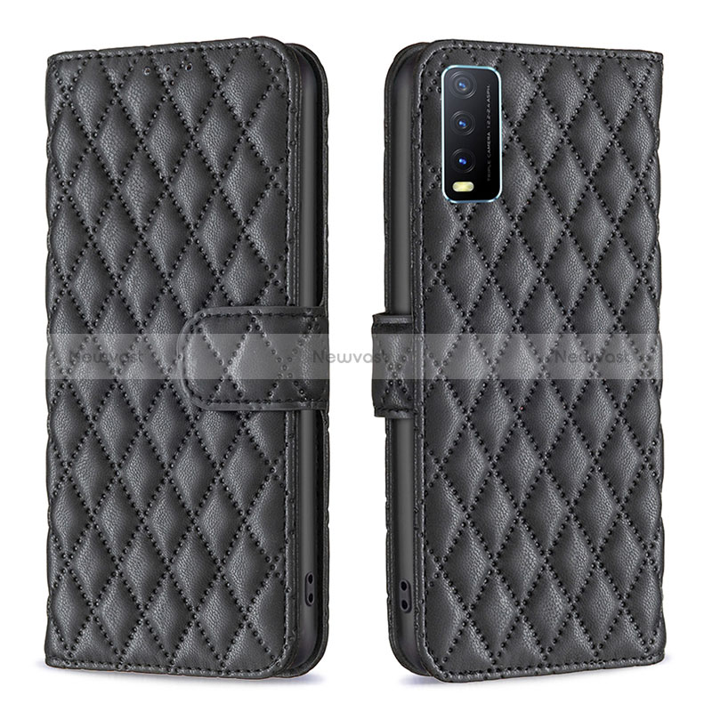 Leather Case Stands Flip Cover Holder B11F for Vivo Y20