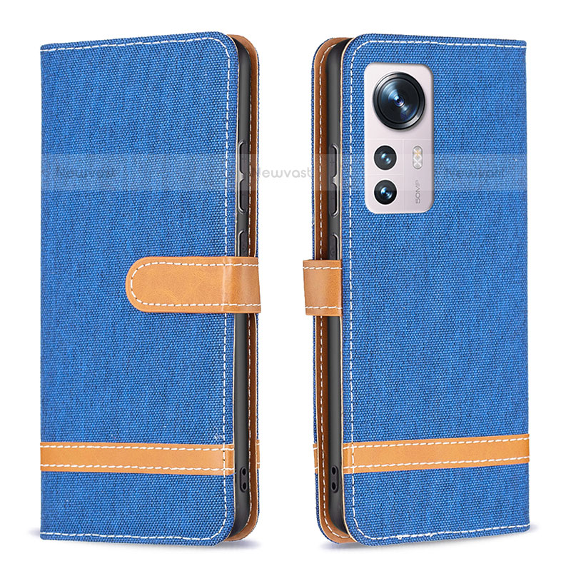 Leather Case Stands Flip Cover Holder B11F for Xiaomi Mi 12 Pro 5G