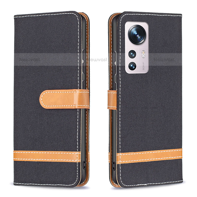Leather Case Stands Flip Cover Holder B11F for Xiaomi Mi 12X 5G