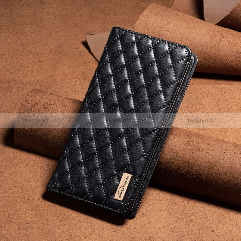 Leather Case Stands Flip Cover Holder B11F for Xiaomi Redmi 10 Power