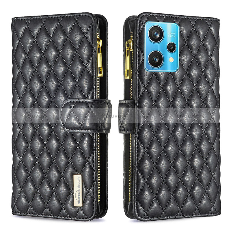 Leather Case Stands Flip Cover Holder B12F for Realme 9 Pro+ Plus 5G
