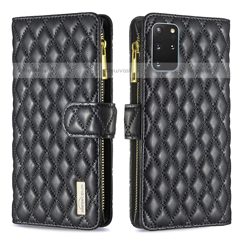 Leather Case Stands Flip Cover Holder B12F for Samsung Galaxy S20 Plus 5G