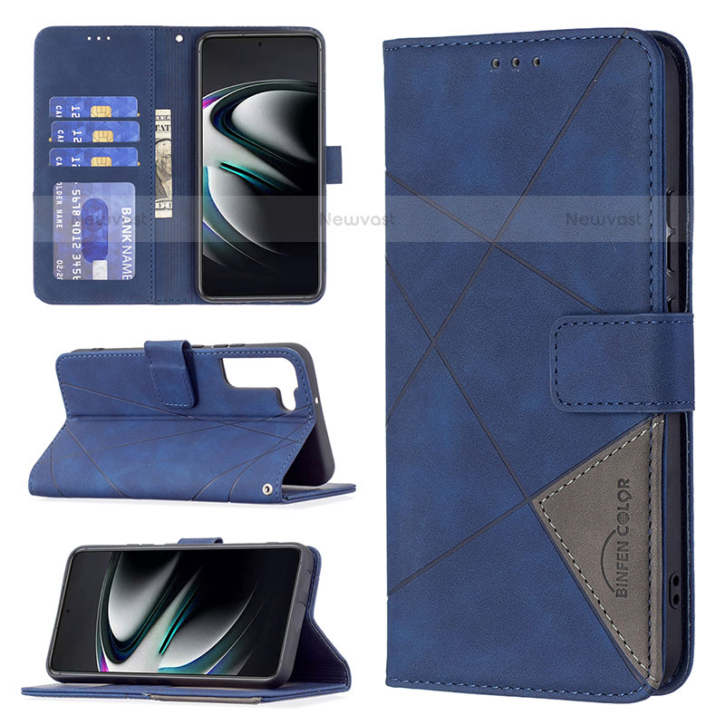 Leather Case Stands Flip Cover Holder B12F for Samsung Galaxy S22 5G