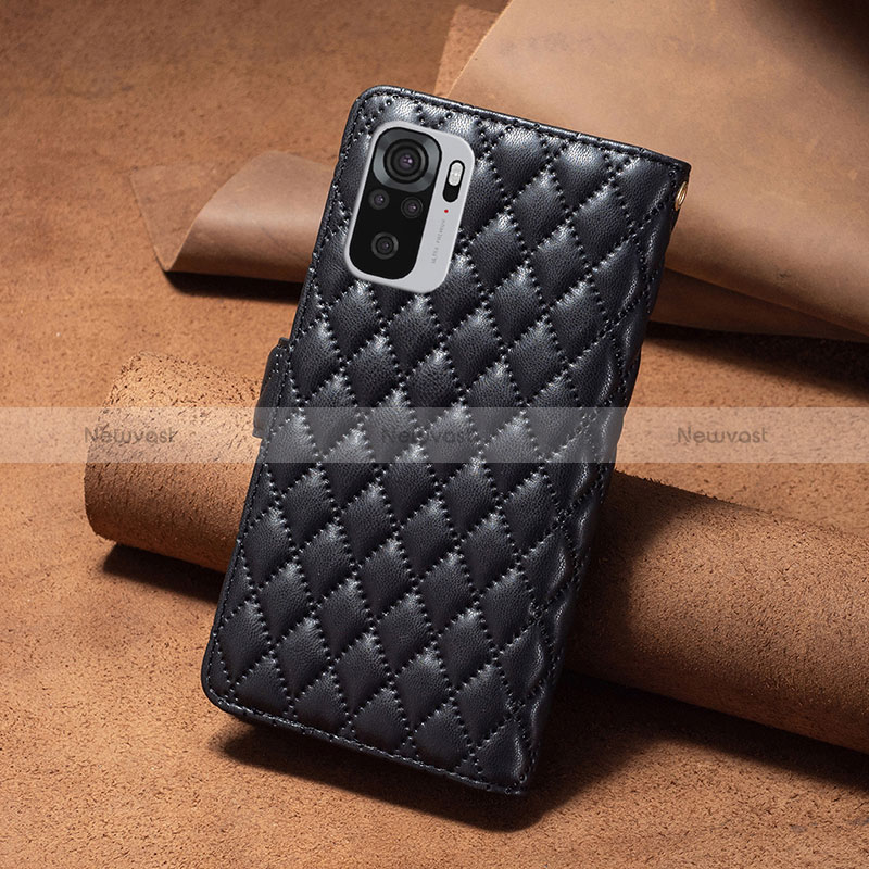 Leather Case Stands Flip Cover Holder B12F for Xiaomi Poco M5S