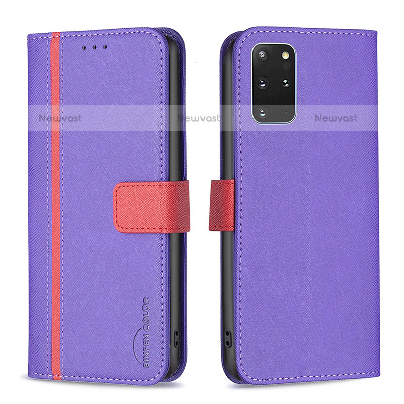 Leather Case Stands Flip Cover Holder B13F for Samsung Galaxy S20 Plus