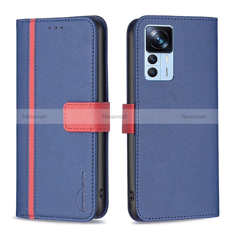 Leather Case Stands Flip Cover Holder B13F for Xiaomi Mi 12T Pro 5G