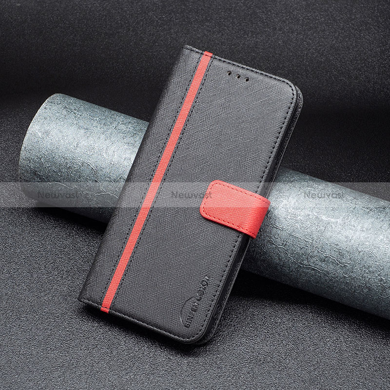 Leather Case Stands Flip Cover Holder B13F for Xiaomi Redmi 10 Prime Plus 5G